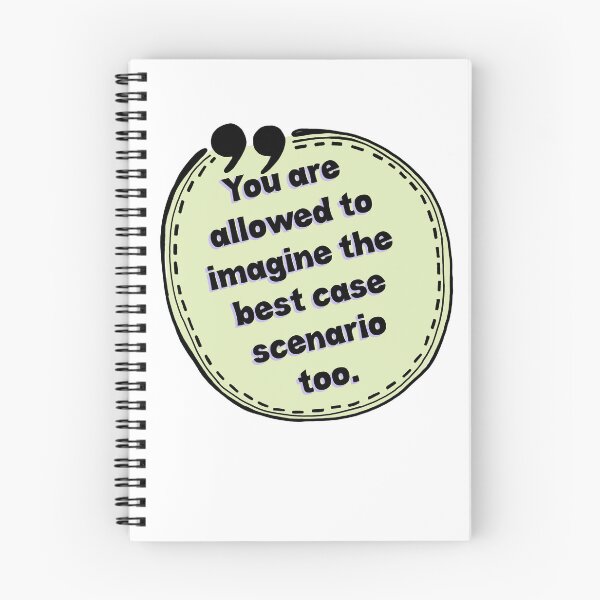 Item preview, Imagine the best case scenario designed and sold by The Curious Cow.