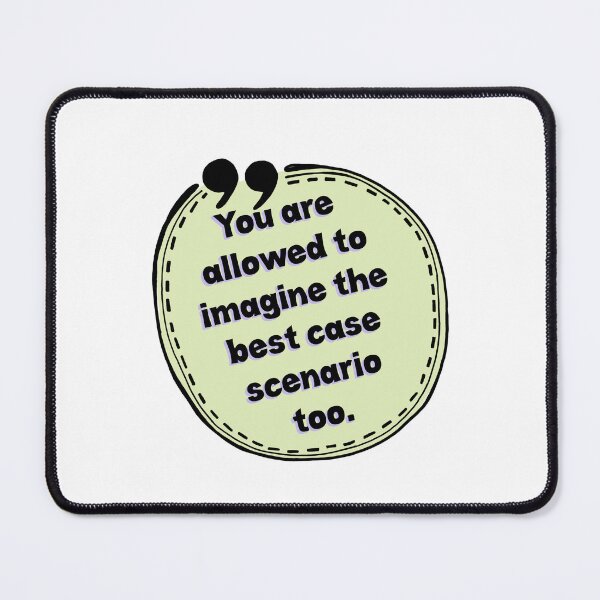 Item preview, Imagine the best case scenario designed and sold by The Curious Cow.