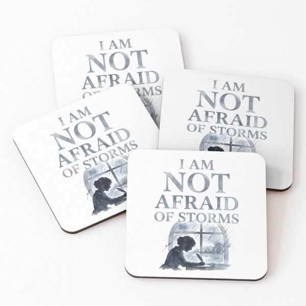 Item preview, I Am Not Afraid Of Storms Jo March Little Women Watercolor designed and sold by Fenay Designs.
