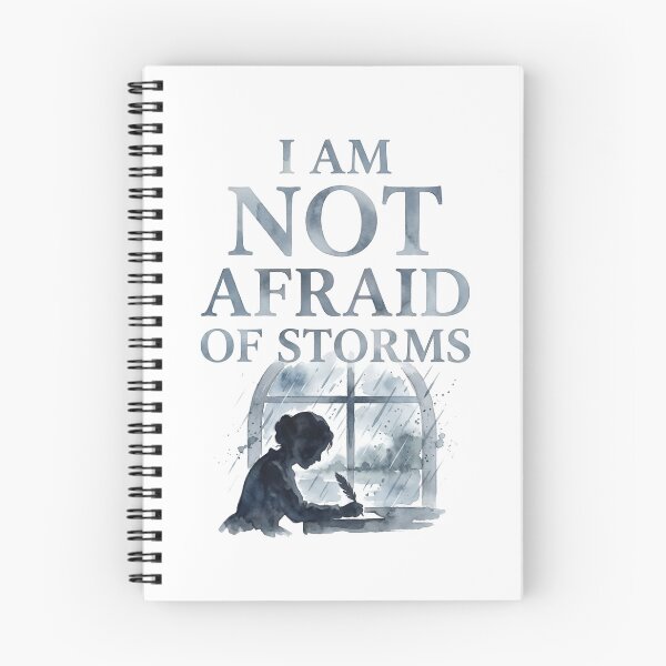 Item preview, I Am Not Afraid Of Storms Jo March Little Women Watercolor designed and sold by Fenay Designs.