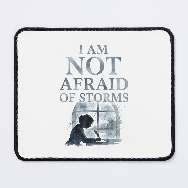 Item preview, I Am Not Afraid Of Storms Jo March Little Women Watercolor designed and sold by Fenay Designs.