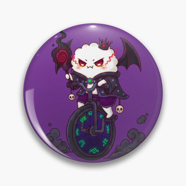 Item preview, Dark Circus- Evil Cloud Necromancer on a Unicycle designed and sold by MBBialyPiksel.