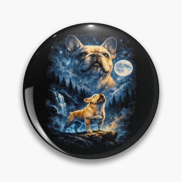 Item preview, Frenchie Howling at The Moon designed and sold by michealhunttt.