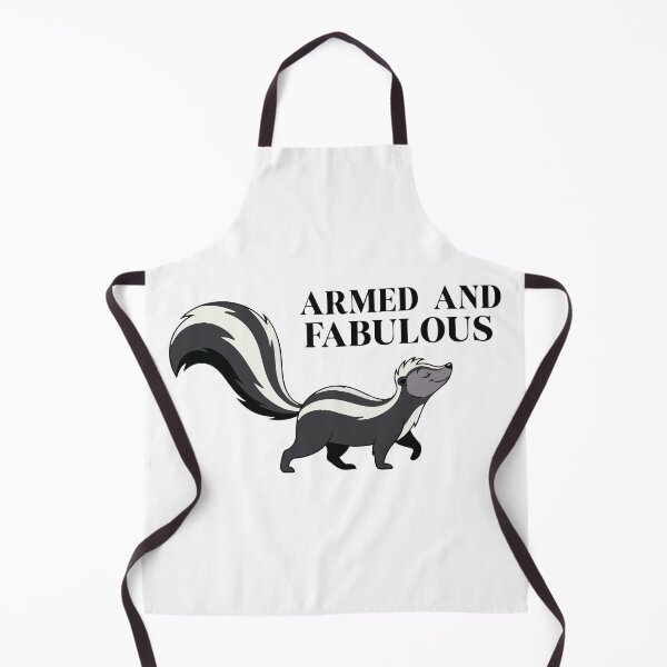 Item preview, Armed And Fabulous Confident Striped Skunk designed and sold by Petzzz.