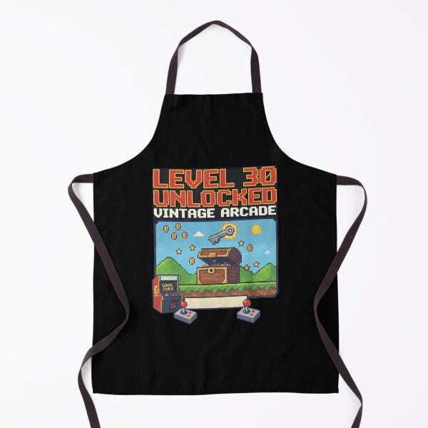 Item preview, Level 30 Unlocked – Vintage Arcade Gaming Design for the 30th Anniversary designed and sold by Fuechse.