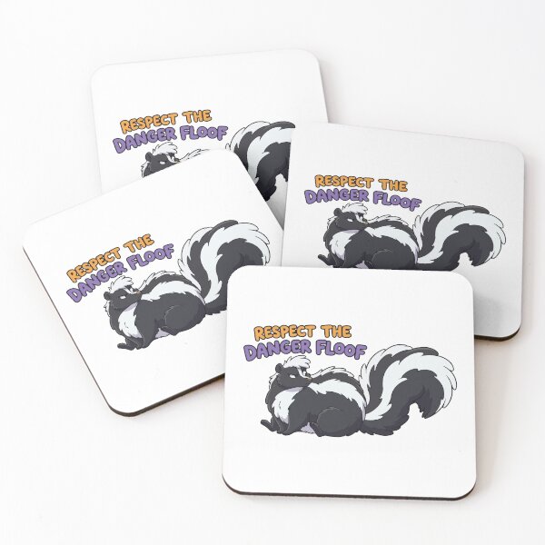 Item preview, Respect The Danger Floof Striped Skunk Meme designed and sold by Petzzz.