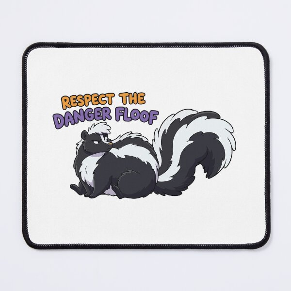 Item preview, Respect The Danger Floof Striped Skunk Meme designed and sold by Petzzz.