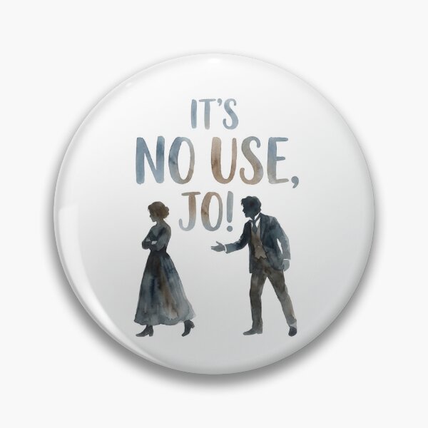 Item preview, Little Women It's No Use Jo Laurie Silhouette Quote designed and sold by Fenay Designs.