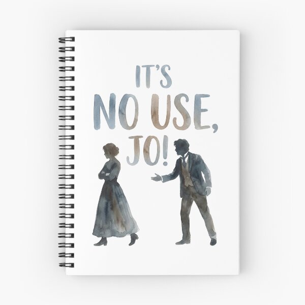 Item preview, Little Women It's No Use Jo Laurie Silhouette Quote designed and sold by Fenay Designs.