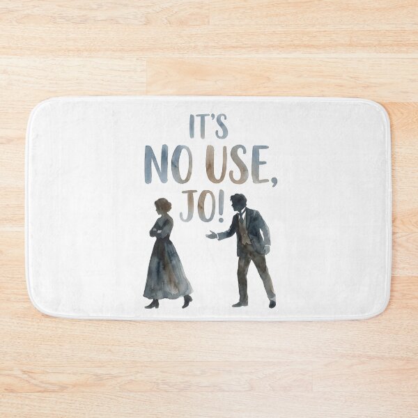 Item preview, Little Women It's No Use Jo Laurie Silhouette Quote designed and sold by Fenay Designs.