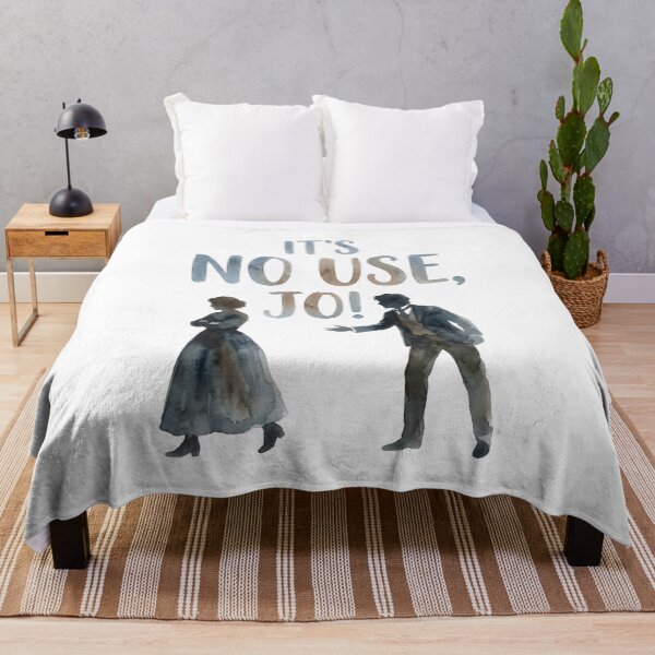 Item preview, Little Women It's No Use Jo Laurie Silhouette Quote designed and sold by Fenay Designs.