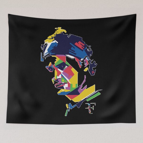 Item preview, Roger Federer Abstract Colours T-Shirt designed and sold by AnnamaeBreit.