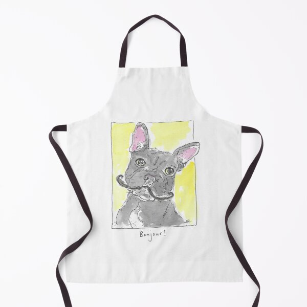 Item preview, French Bulldog fun illustration art designed and sold by DebTheZeb.