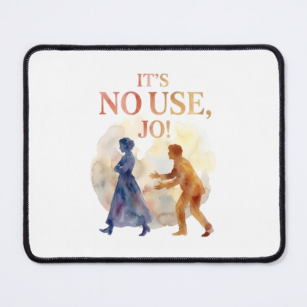 Item preview, It's No Use Jo Little Women Watercolor Silhouette designed and sold by Fenay Designs.