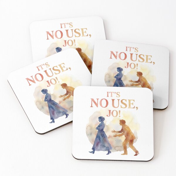 Item preview, It's No Use Jo Little Women Watercolor Silhouette designed and sold by Fenay Designs.
