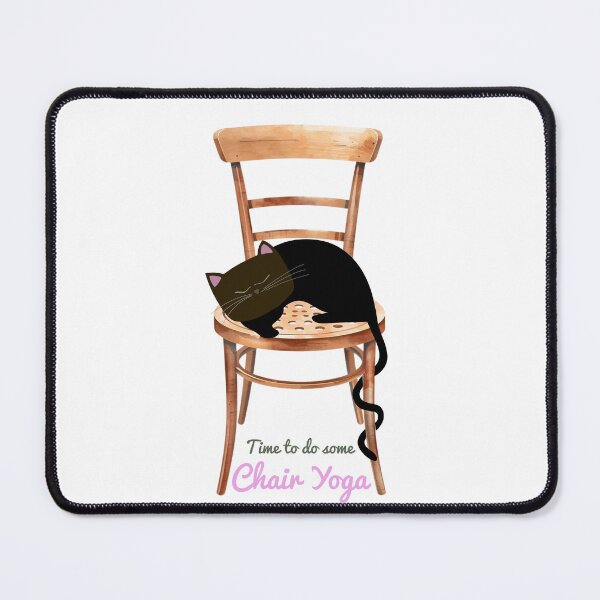 Item preview, Chair Yoga Cat designed and sold by FlowerFolie.