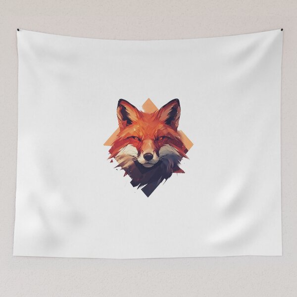 Item preview, Geometric Fox Head Polygon Art designed and sold by Christian Weiss.