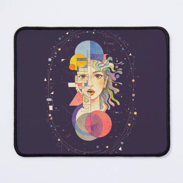 Item preview, The Geometry of Imagination - Portrait designed and sold by Jani-art-world.