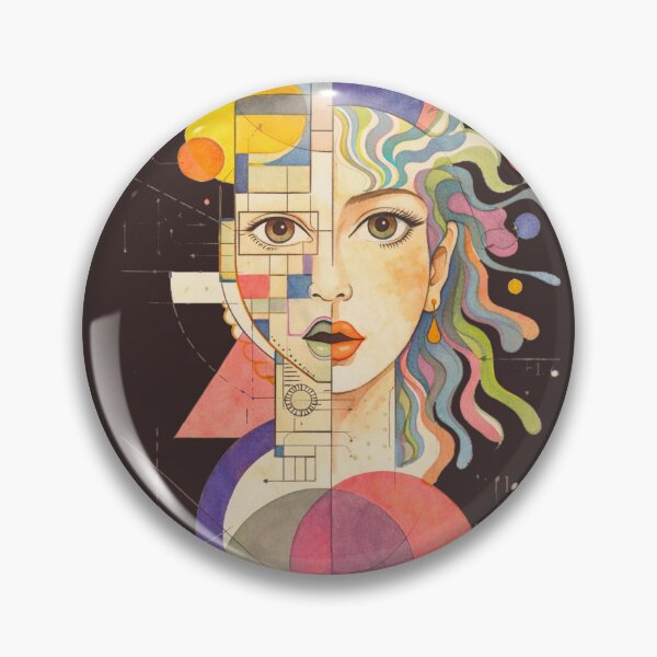 Item preview, The Geometry of Imagination - Portrait  designed and sold by Jani-art-world.
