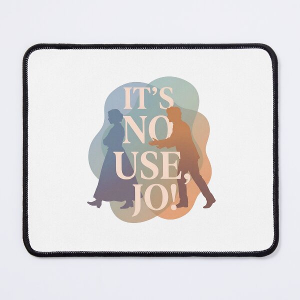Item preview, It's No Use Jo Little Women Typography Silhouette designed and sold by Fenay Designs.