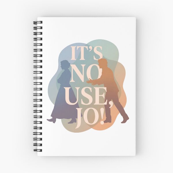 Item preview, It's No Use Jo Little Women Typography Silhouette designed and sold by Fenay Designs.