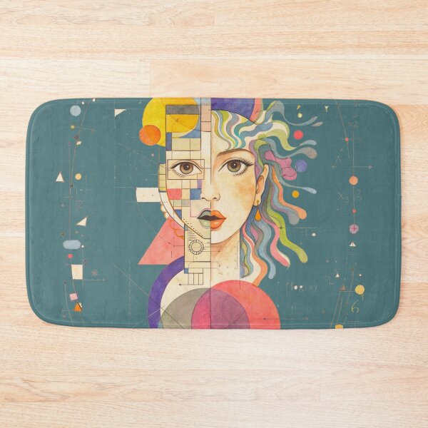 Item preview, The Geometry of Imagination - Portrait  designed and sold by B.J. ART.