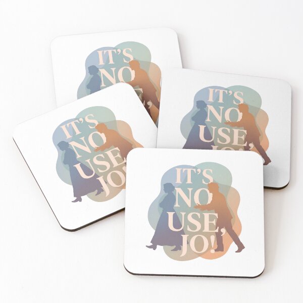 Item preview, It's No Use Jo Little Women Typography Silhouette designed and sold by Fenay Designs.