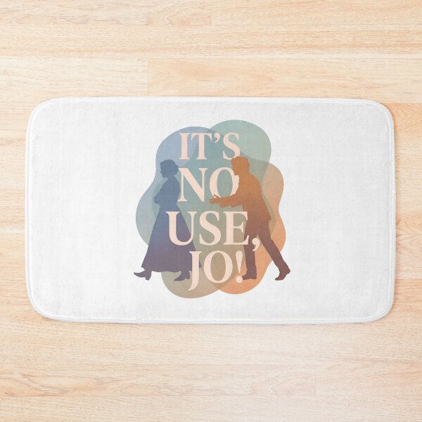 Item preview, It's No Use Jo Little Women Typography Silhouette designed and sold by Fenay Designs.