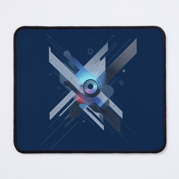 Item preview, Abstract geometric vector sticker designed and sold by AI Art Cafe.