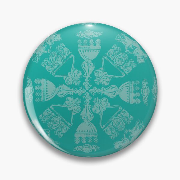 Item preview, Antique Furniture Decorations Radial Teal designed and sold by Digitalmyth's Designs.