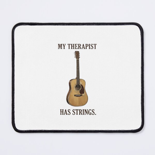 Item preview, My Therapist Has Strings - Acoustic & Electric Guitar Funny Musician designed and sold by Lumière Color Studio.