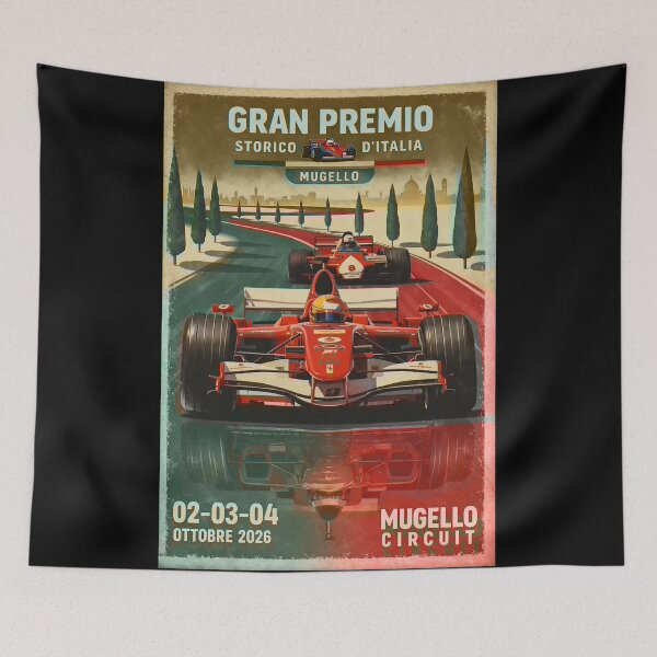 Item preview, Vintage poster GRAN PREMIO STORICO D'ITALIA designed and sold by Racing Art Store 2025.