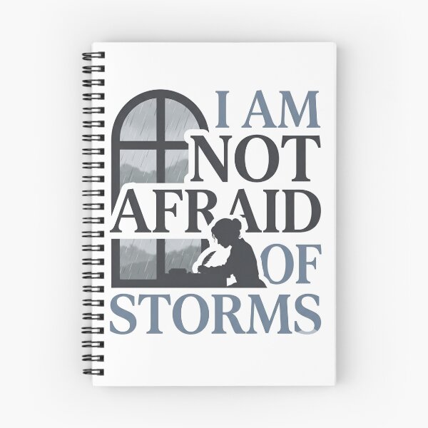 Item preview, I Am Not Afraid Of Storms Little Women Graphic Design designed and sold by Fenay Designs.