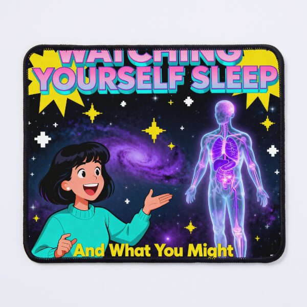 Item preview, Watching Yourself Sleep - 90s VHS Parody Art designed and sold by PictorialWhimsy.