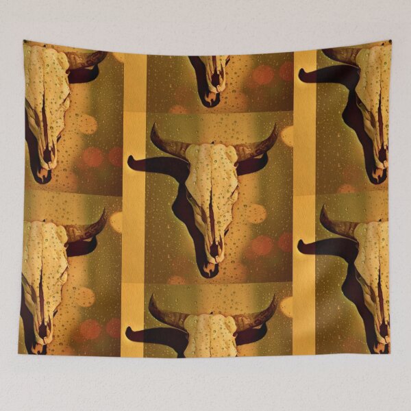 Item preview, Cattle Skull with Rain designed and sold by oh-bi-me.