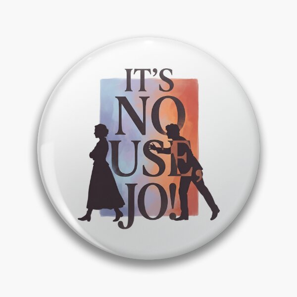 Item preview, Little Women It's No Use Jo March Laurie Silhouette designed and sold by Fenay Designs.