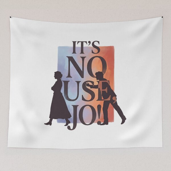 Item preview, Little Women It's No Use Jo March Laurie Silhouette designed and sold by Fenay Designs.