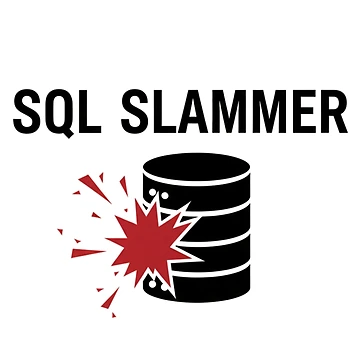 Artwork thumbnail, SQL Slammer  Database Worm Design by KurtByteStudio