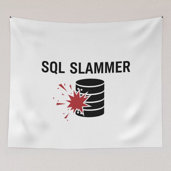 Item preview, SQL Slammer  Database Worm Design designed and sold by KurtByteStudio.