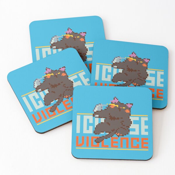 Item preview, I Choose Violence - Cute But Deadly Black Cat With Knife designed and sold by bitwoofstudio.