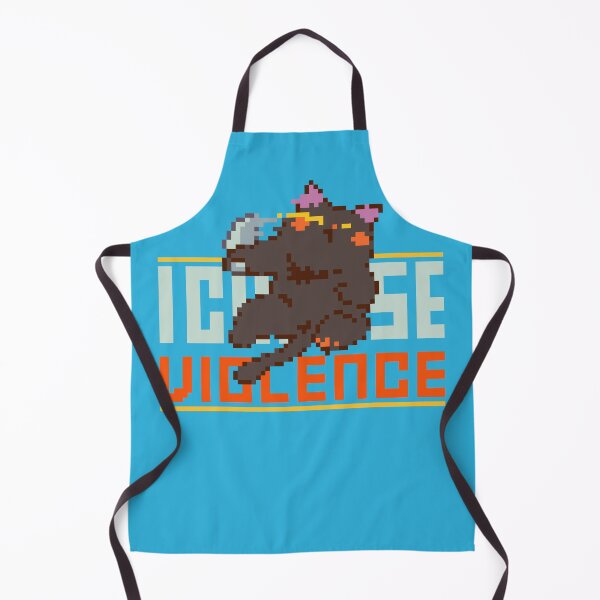 Item preview, I Choose Violence - Cute But Deadly Black Cat With Knife designed and sold by bitwoofstudio.