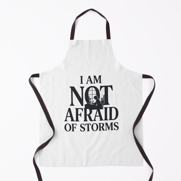 Item preview, Little Women I Am Not Afraid Of Storms Typography Silhouette designed and sold by Fenay Designs.