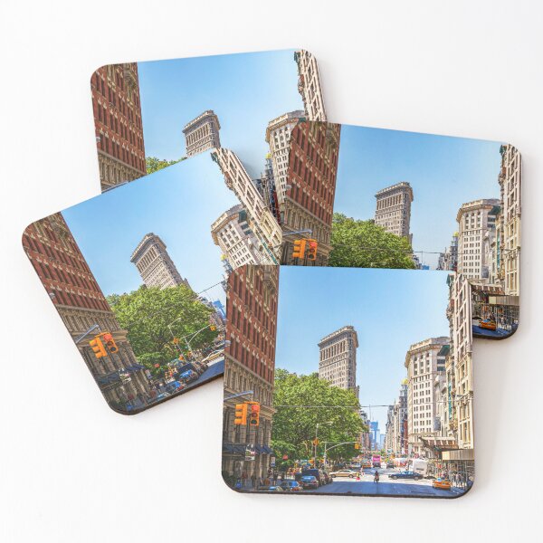 Item preview, Flatiron Building, NYC Street Scene designed and sold by Paul Thompson Photography.