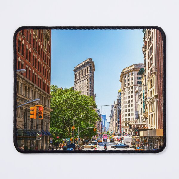 Item preview, Flatiron Building, NYC Street Scene designed and sold by Paul Thompson Photography.