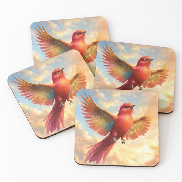 Item preview, Radiant Phoenix in Golden Sky designed and sold by Angellacelin.