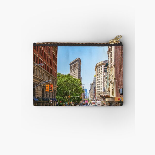 Item preview, Flatiron Building, NYC Street Scene designed and sold by Paul Thompson Photography.