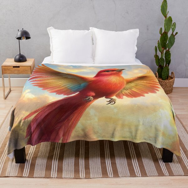 Item preview, Radiant Phoenix in Golden Sky designed and sold by Angellacelin.