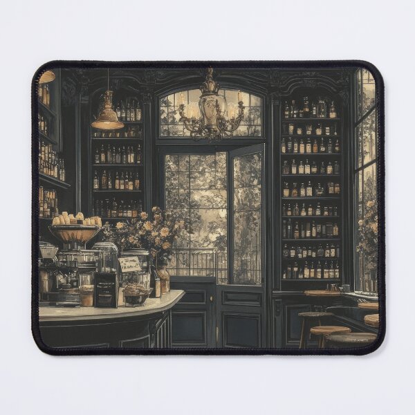 Item preview, Dark Academia Vintage Café Interior designed and sold by EverpageStudio.