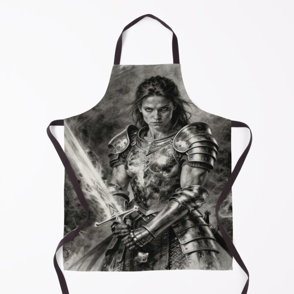 Item preview, Epic Warrior in Ornate Armor with Glowing Sword Power designed and sold by FotoworldEdel.