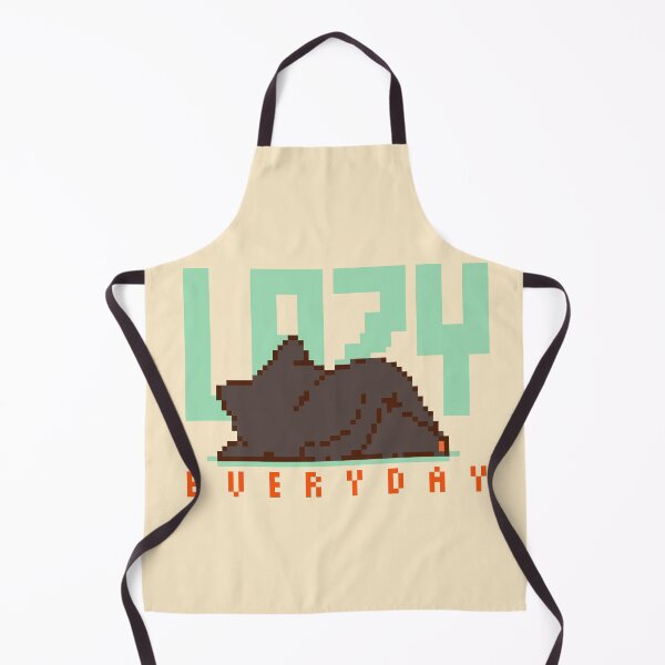 Aperçu de l'œuvre Lazy Everyday - Chat noir endormi créée et vendue par bitwoofstudio.
